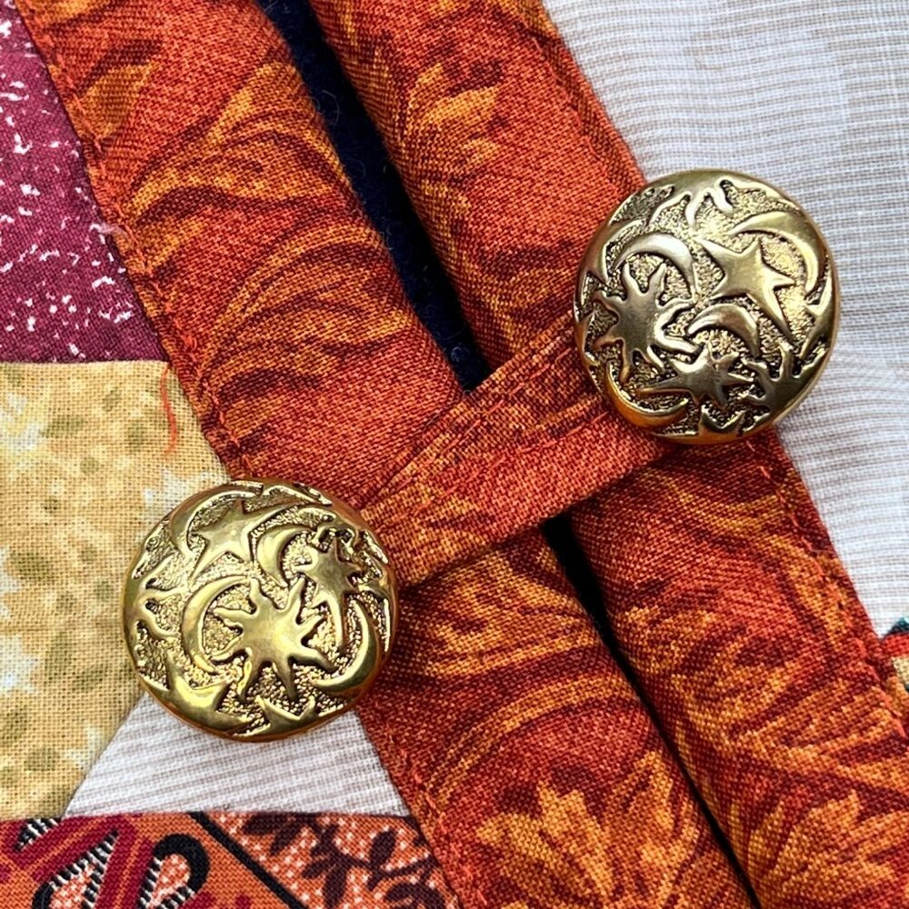 Handmade Jerzees Patchwork Jacket Size Large Vint… - image 3